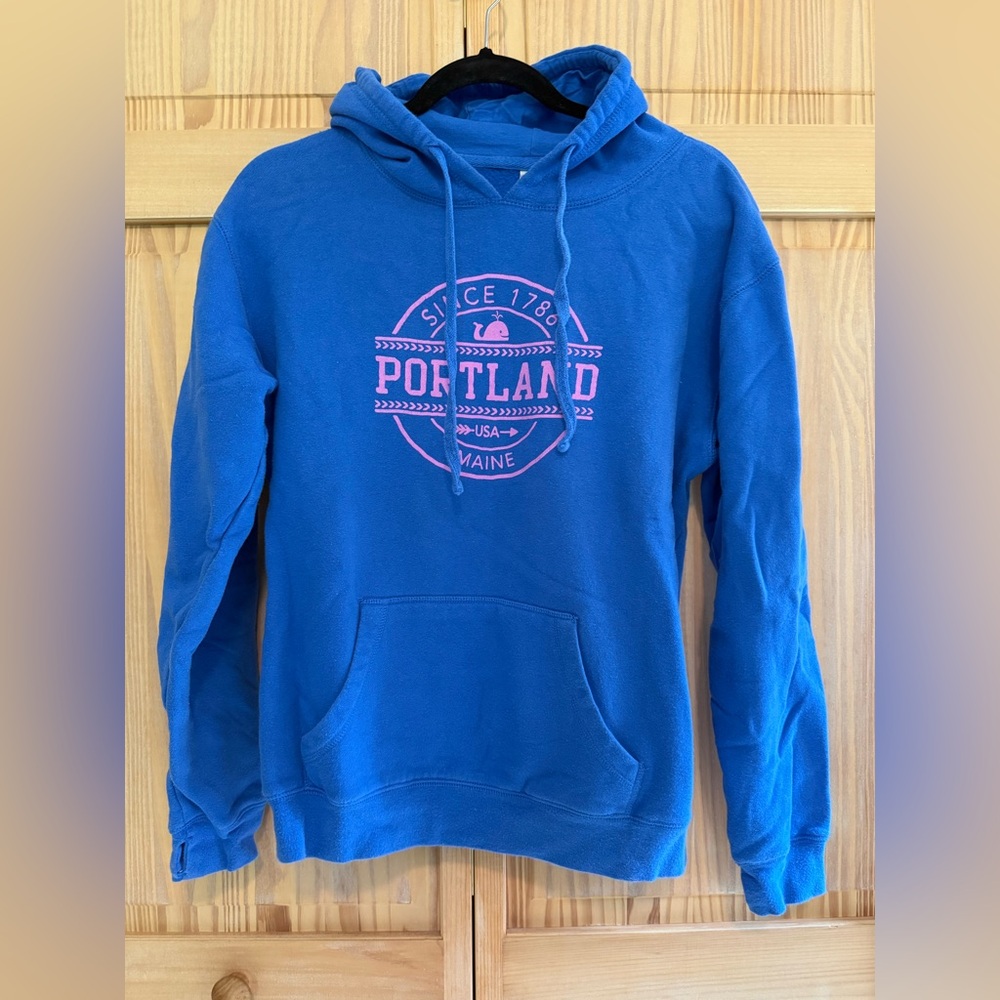 Live Love Ouray Blue Portland Maine Hoodie Sweatshirt